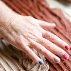Sandy Brown in her studio 2016